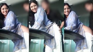 Sexy Glasses Horny Girlfriend fucking in class room