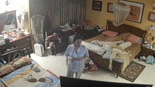 Desi Bhabhi Changing Her Drees In Room CCTV Cam