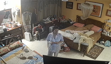 Desi Bhabhi Changing Her Drees In Room CCTV Cam