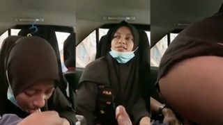 Bengali Hijabi Girl Blowjob Dick Fucking Inside Car View HD
